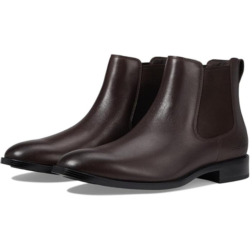 Cole Haan Men's Hawthorne Chelsea dress boot, casual  boots, size 11,dark brown